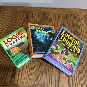 Classic Logic and Lateral Thinking 🤔 Puzzles 🧩 & Brain 🧠 Teasers books 📚